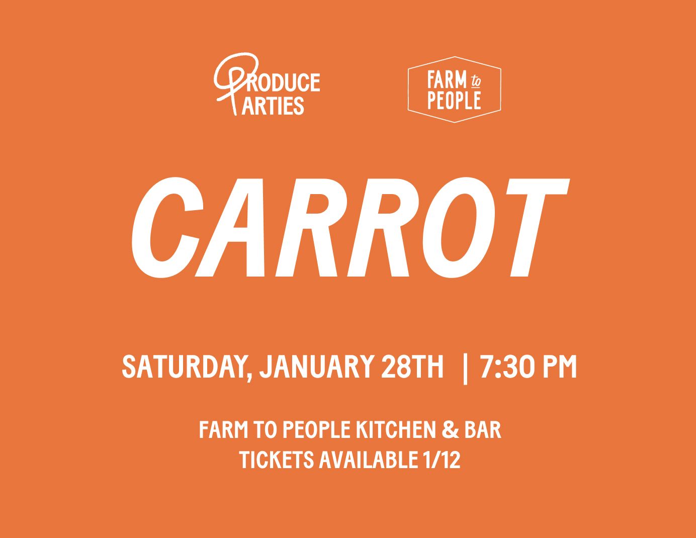Produce Parties #7: Carrots!